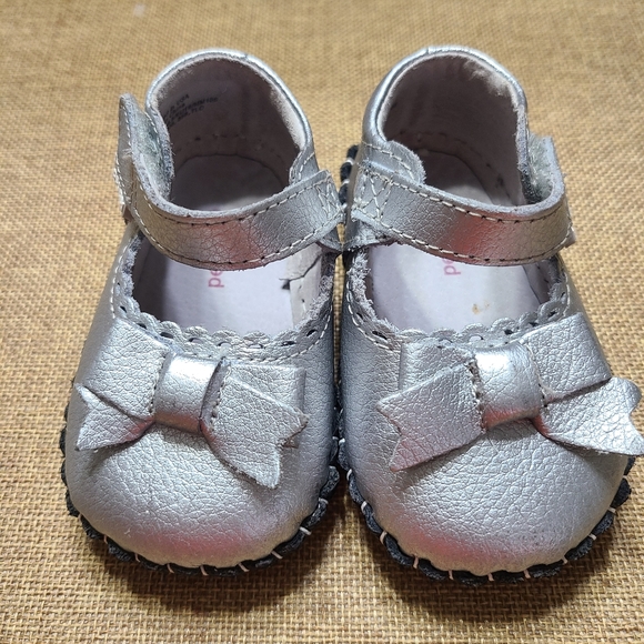 Pediped Silver MaryJanes - Picture 2 of 5